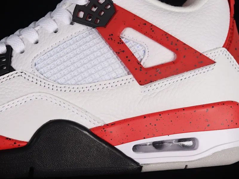 All categories Air Jordan Jordan series basketball shoes Air Jordan 4 Air Jordan 4 Red "Cement" AJ4 Joe 4 red cement reverse flame red DH6927-161